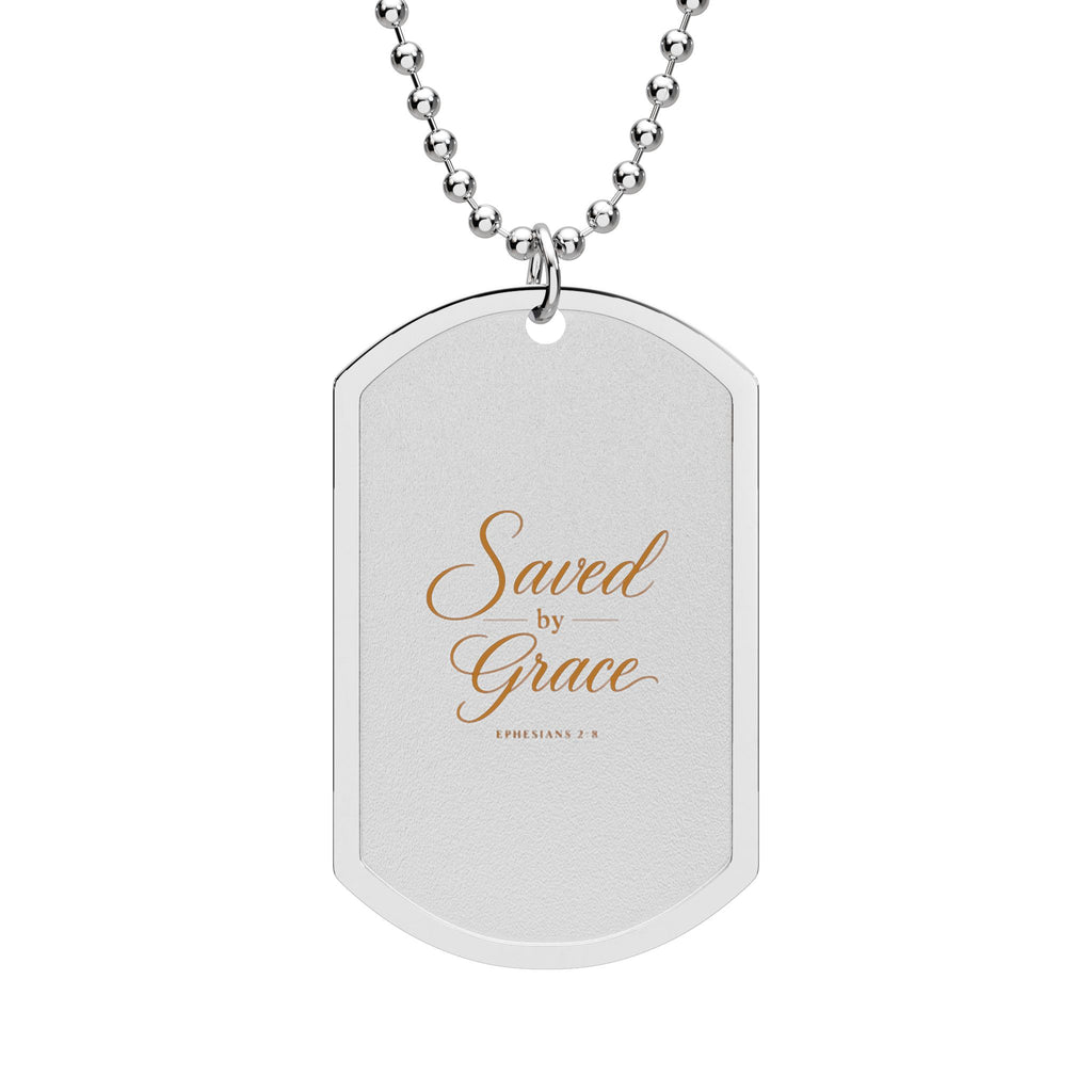 Faith Themed Dog Tag with Chain