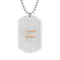 Faith Themed Dog Tag with Chain