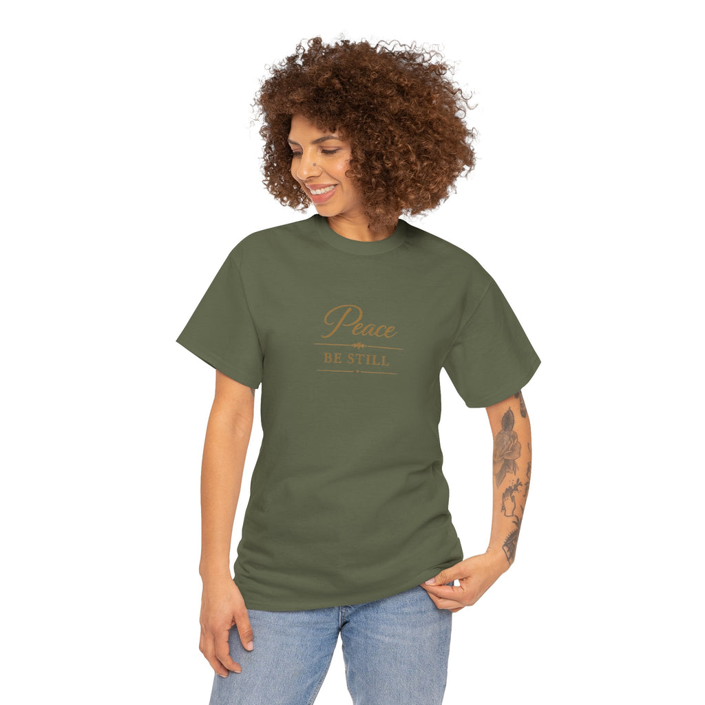 Peace Be Still T-Shirt — Inspirational Faith Graphic Tee