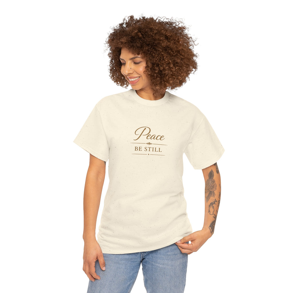 Peace Be Still T-Shirt — Inspirational Faith Graphic Tee