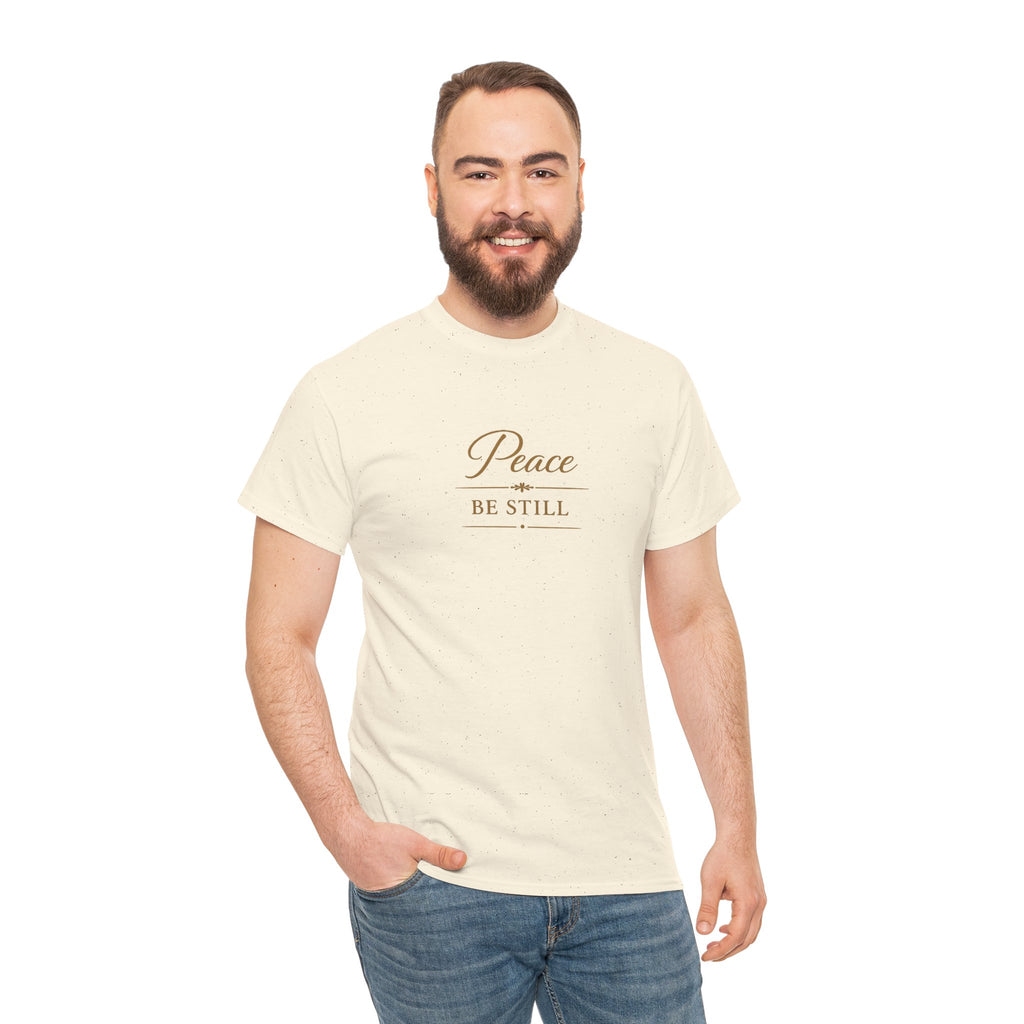 Peace Be Still T-Shirt — Inspirational Faith Graphic Tee