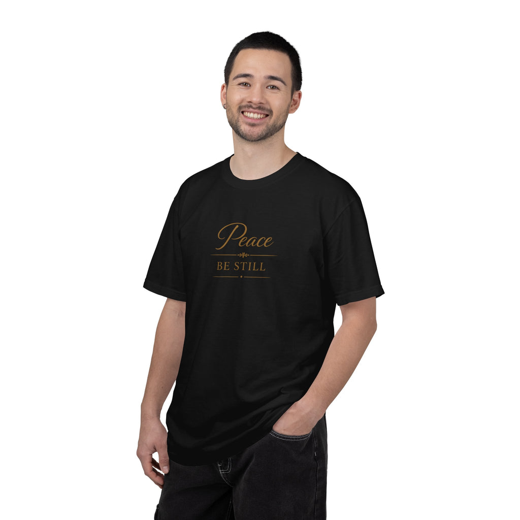 Peace Be Still T-Shirt – Inspirational Minimal Faith Tee
