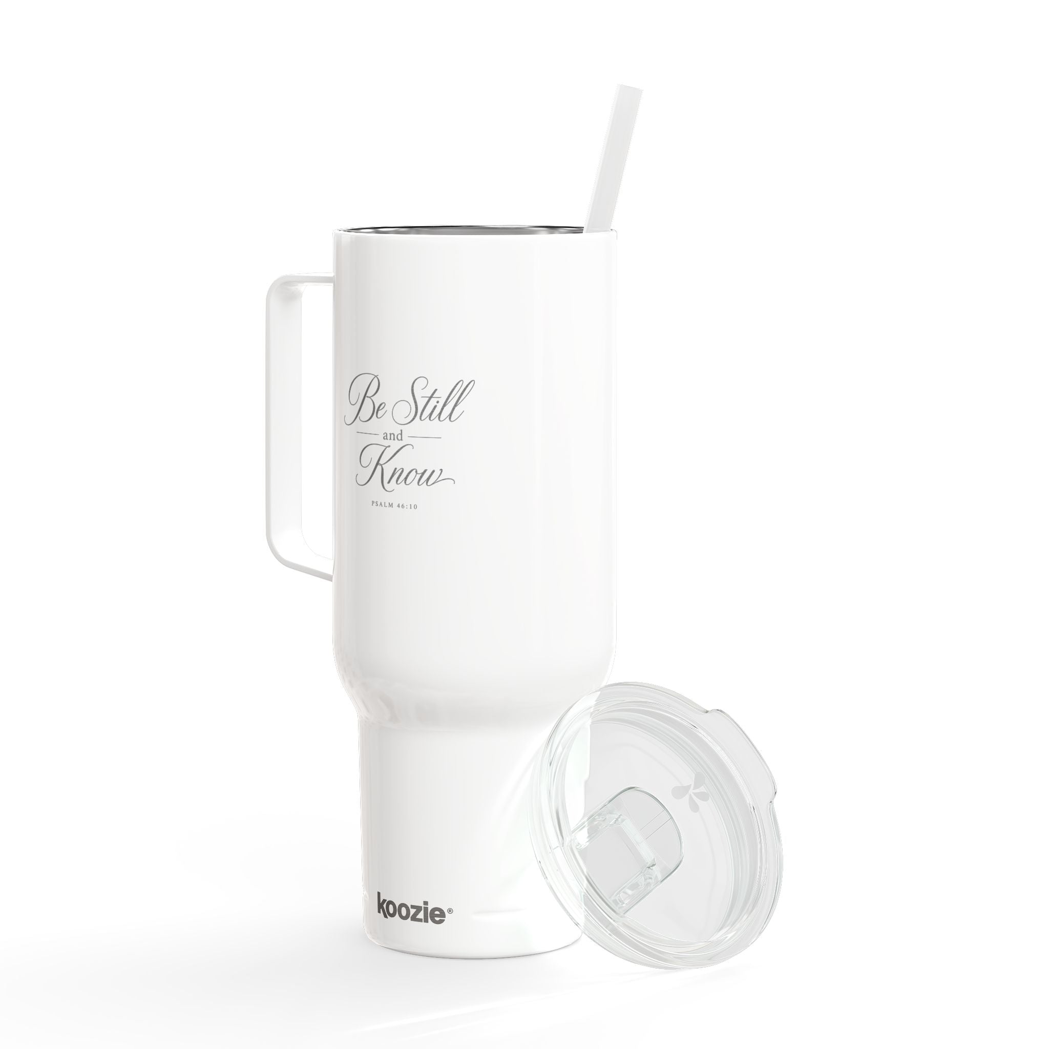 Be Still and Know 40oz Insulated Tumbler with Lid (Engraved)