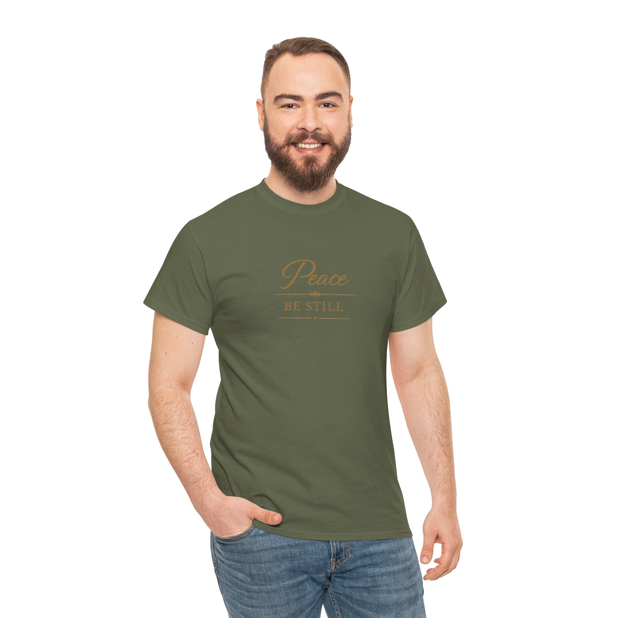 Peace Be Still T-Shirt — Inspirational Faith Graphic Tee