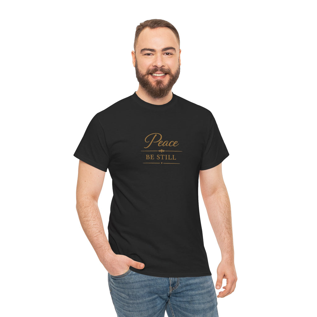 Peace Be Still T-Shirt — Inspirational Faith Graphic Tee