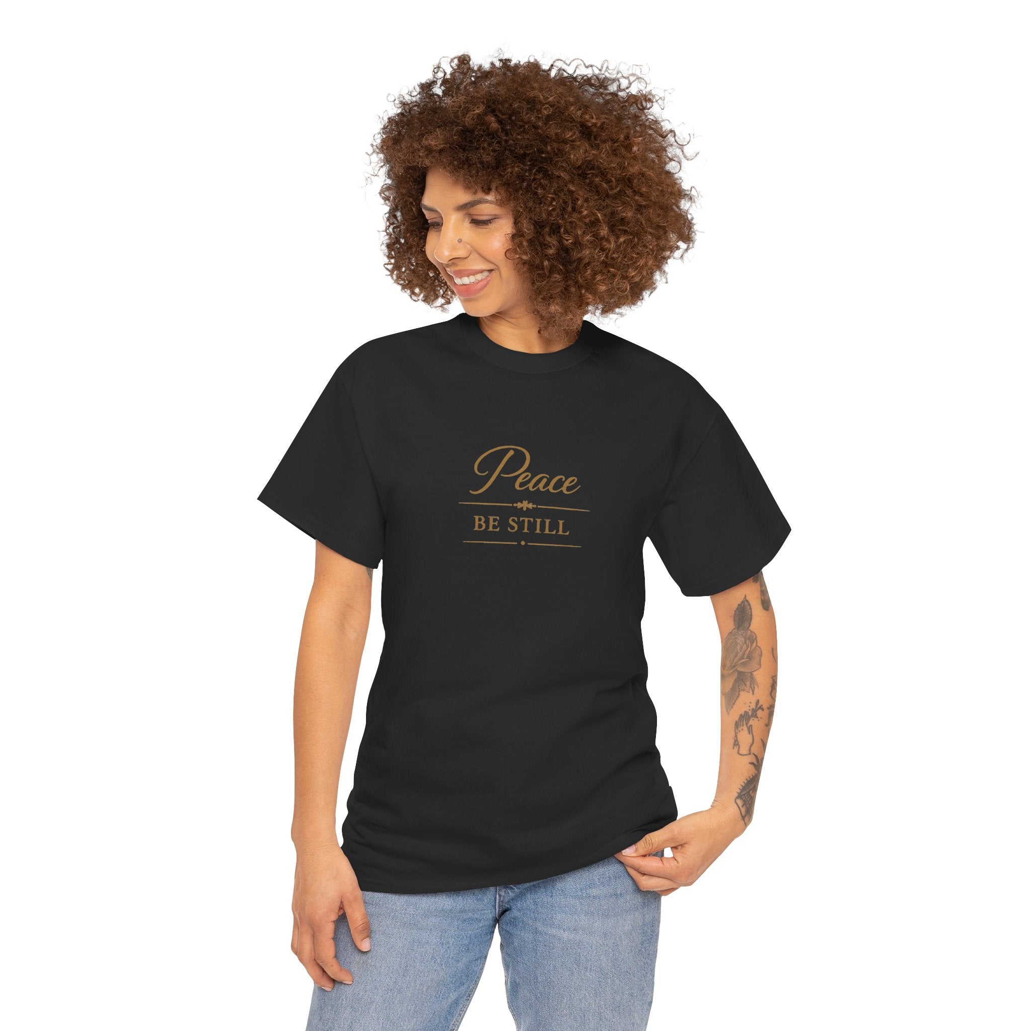 Peace Be Still T-Shirt — Inspirational Faith Graphic Tee