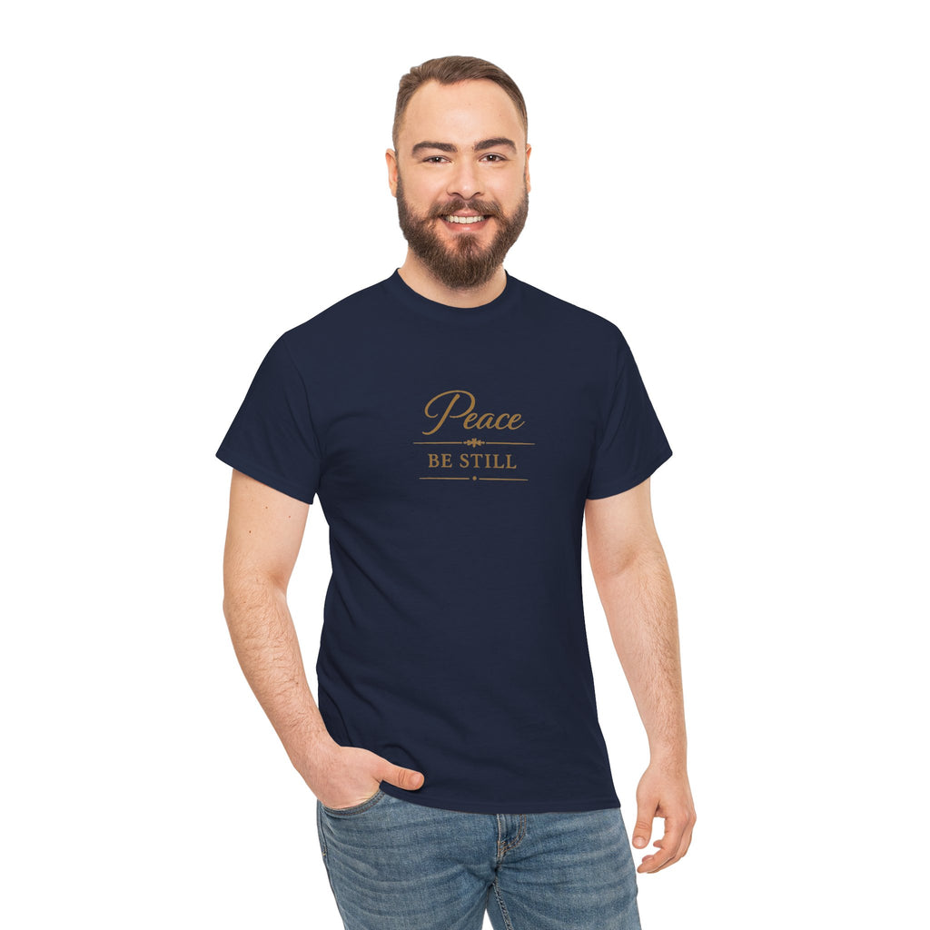 Peace Be Still T-Shirt — Inspirational Faith Graphic Tee