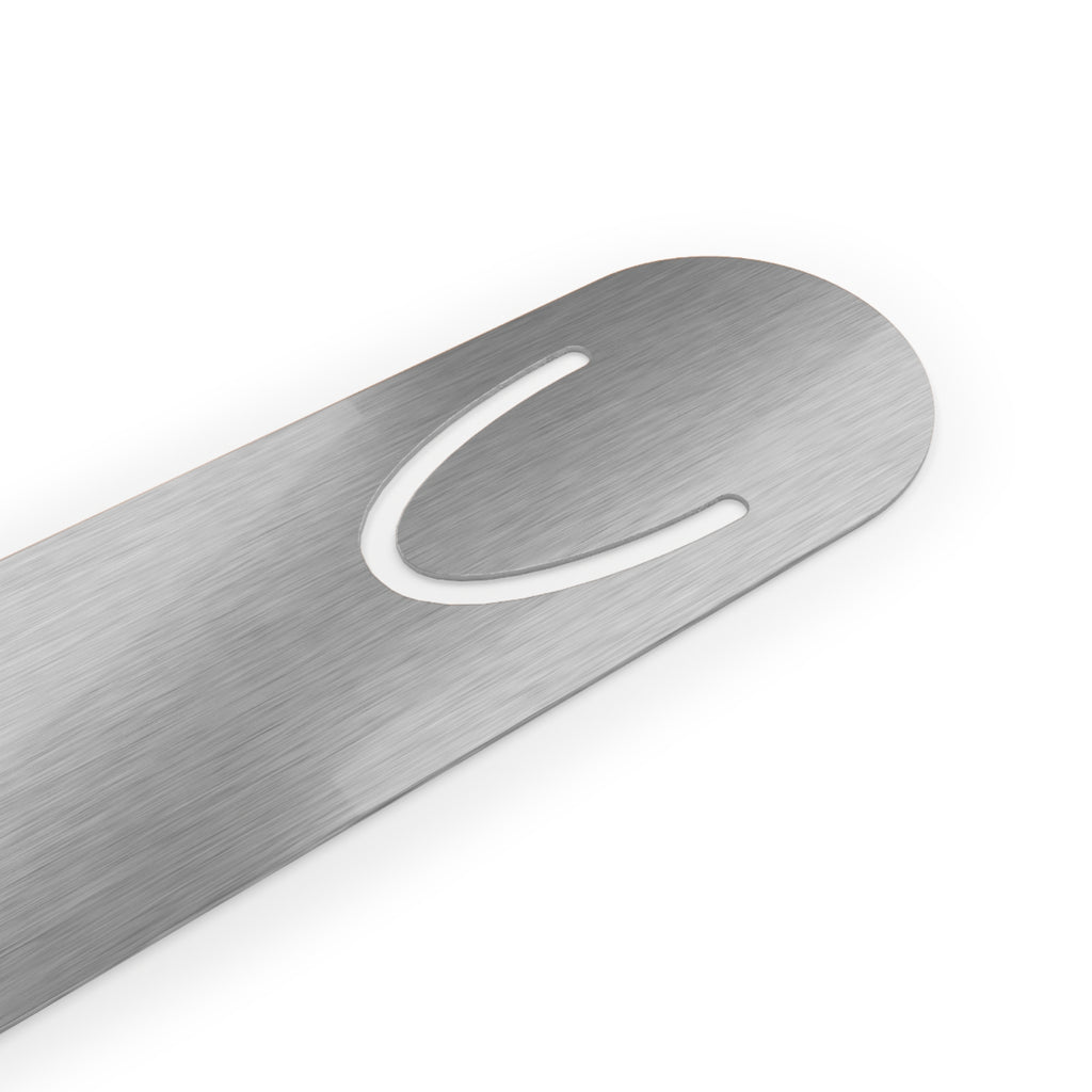 Christian Bookmark — "Rejoice in the Lord Always" Gold Script Metal Bookmark