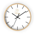 Wall Clock — "Joy Comes in the Morning" Minimalist Inspirational Clock