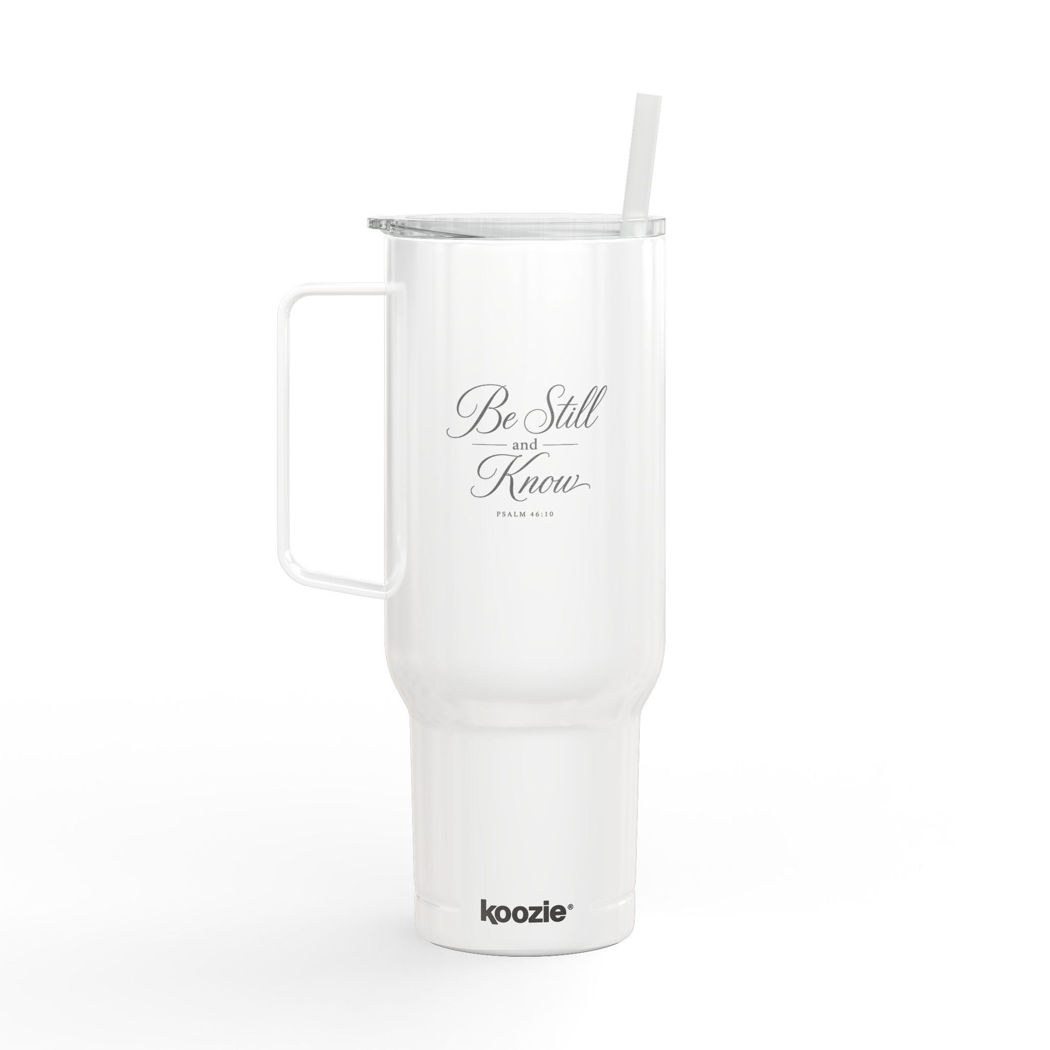 Be Still and Know 40oz Insulated Tumbler with Lid (Engraved)