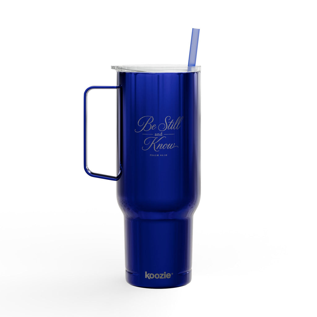 Be Still and Know 40oz Insulated Tumbler with Lid (Engraved)