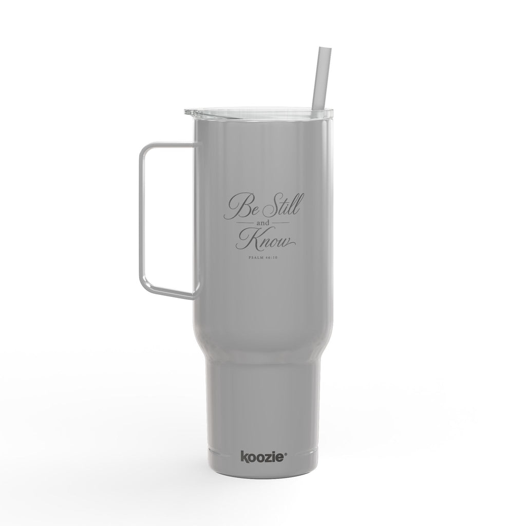 Be Still and Know 40oz Insulated Tumbler with Lid (Engraved)