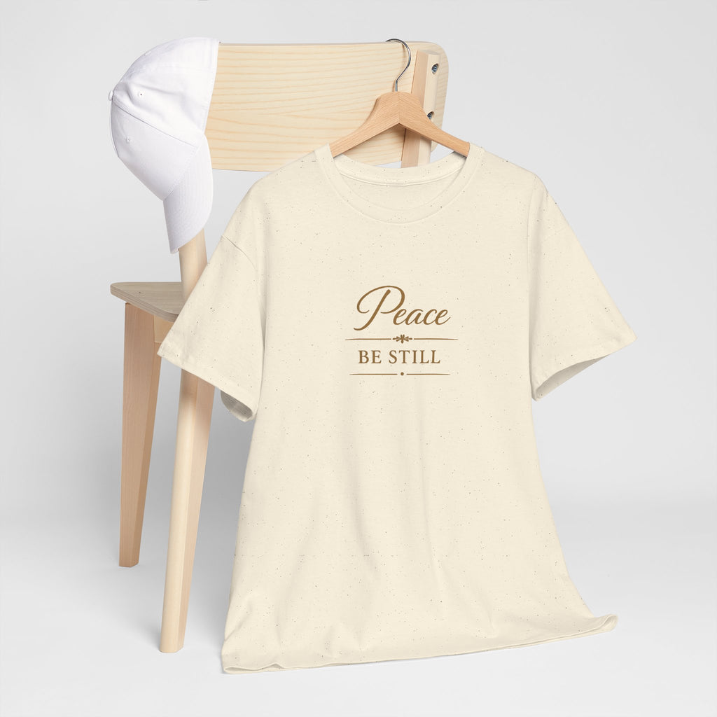 Peace Be Still T-Shirt — Inspirational Faith Graphic Tee