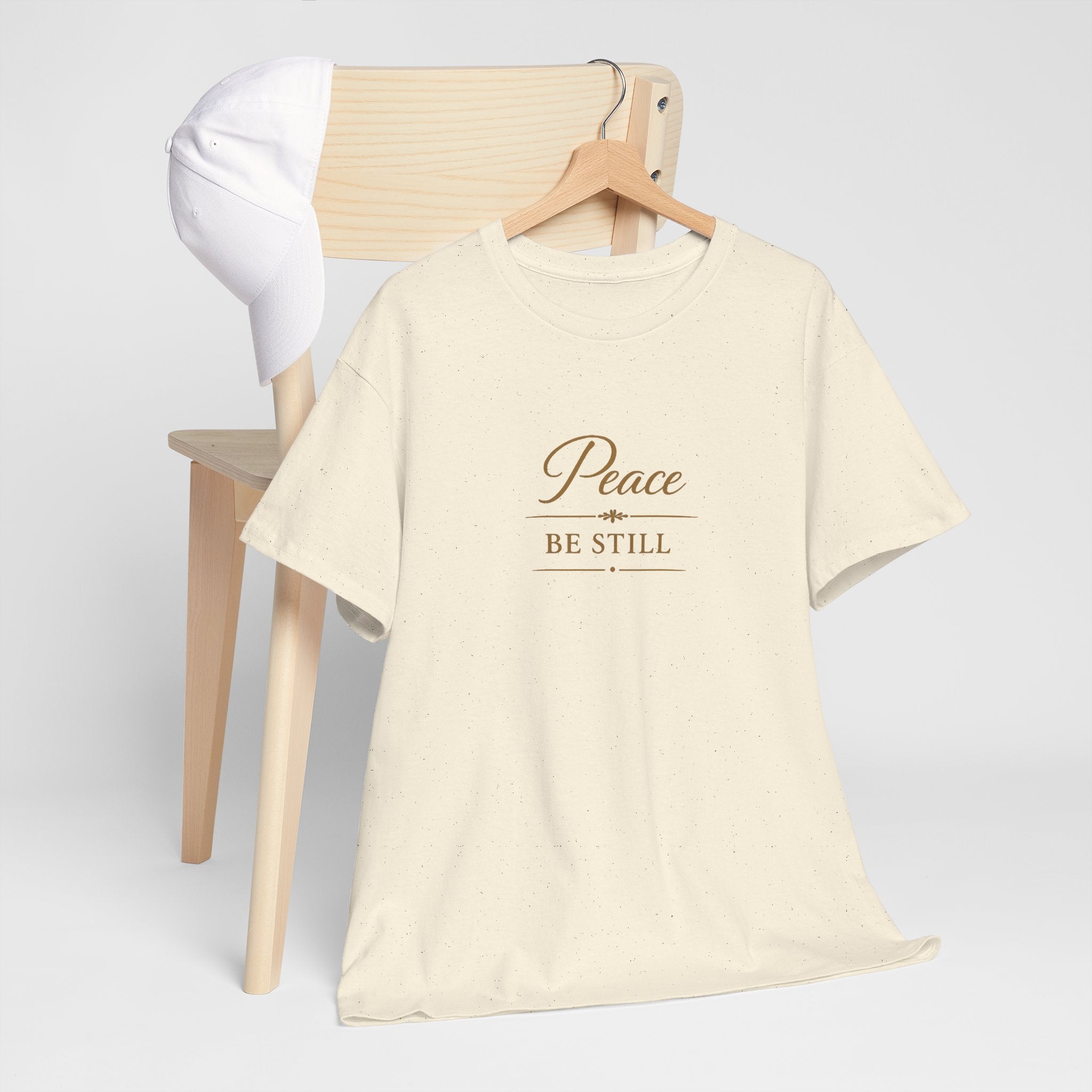 Peace Be Still T-Shirt — Inspirational Faith Graphic Tee