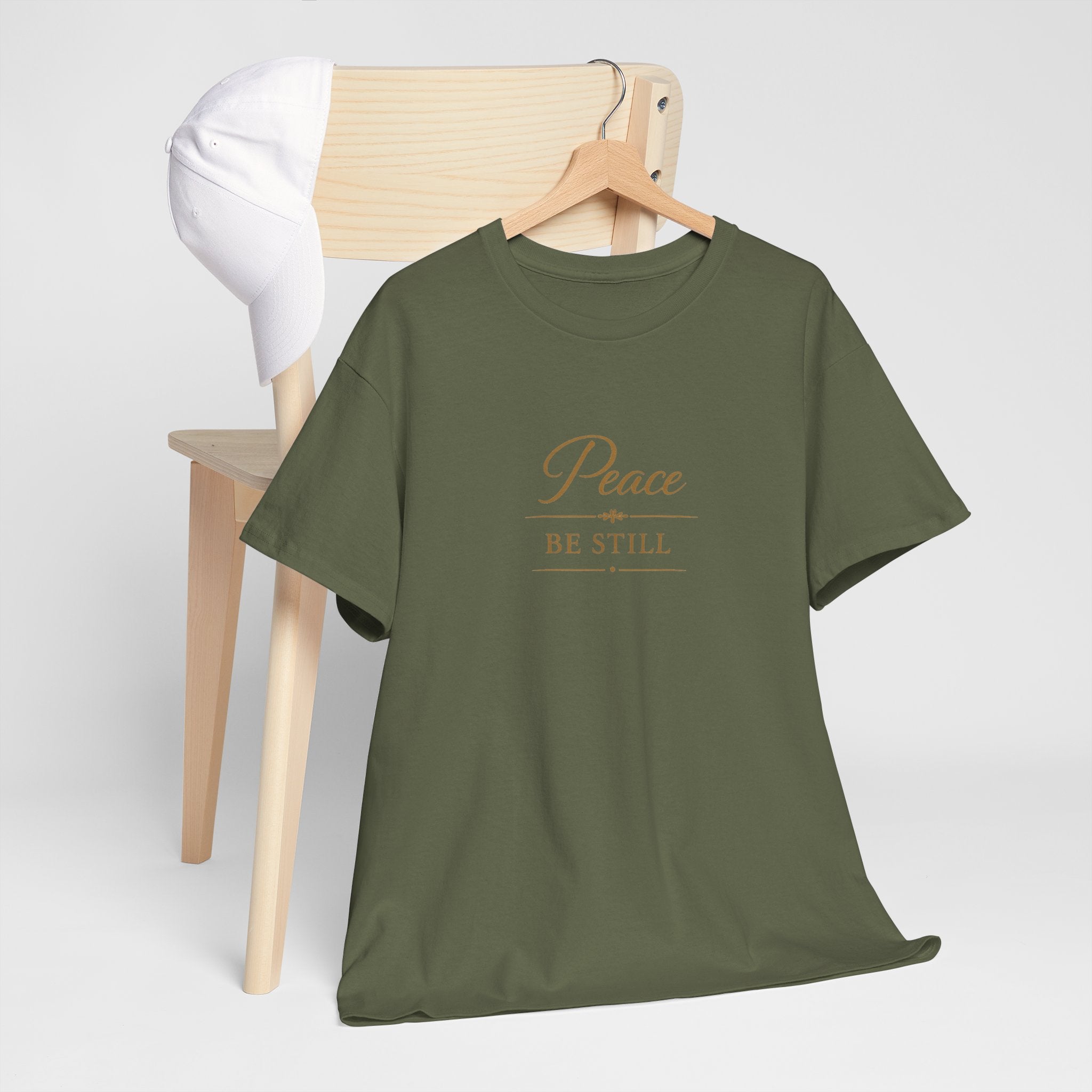 Peace Be Still T-Shirt — Inspirational Faith Graphic Tee
